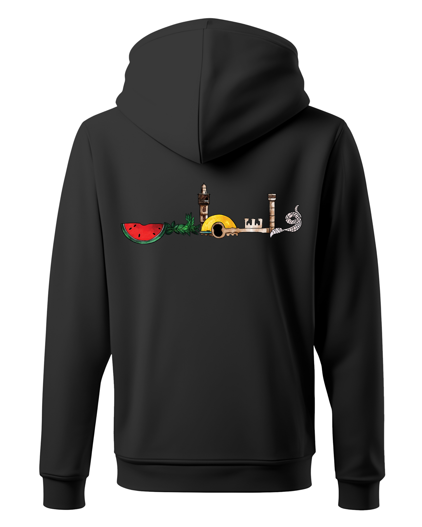 Palestine Symbols Hoodie