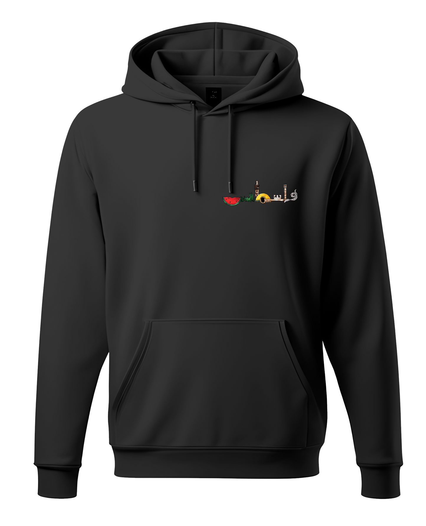 Palestine Symbols Hoodie